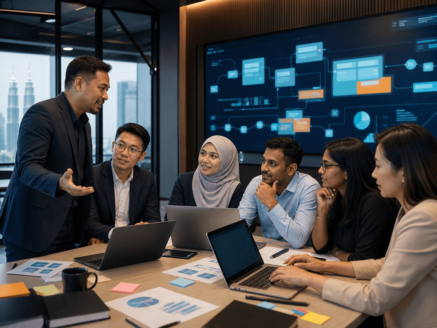 A diverse Malaysian organisation building AI capability together